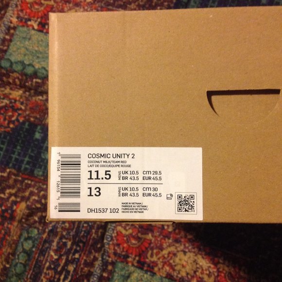 Nike Cosmic Unity 2 Multicolor Sneakers - 11.5 - New in Box - Picture 11 of 12